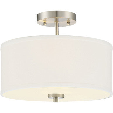 Meridian Lite Trends 2-Light Ceiling Light in Brushed Nickel M60008BN