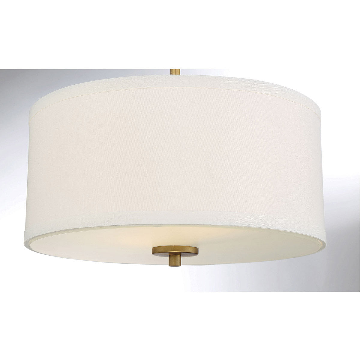 Meridian Lite Trends 2-Light Ceiling Light in Natural Brass M60008NB