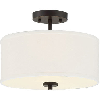 Meridian Lite Trends 2-Light Ceiling Light in Oil Rubbed Bronze M60008ORB