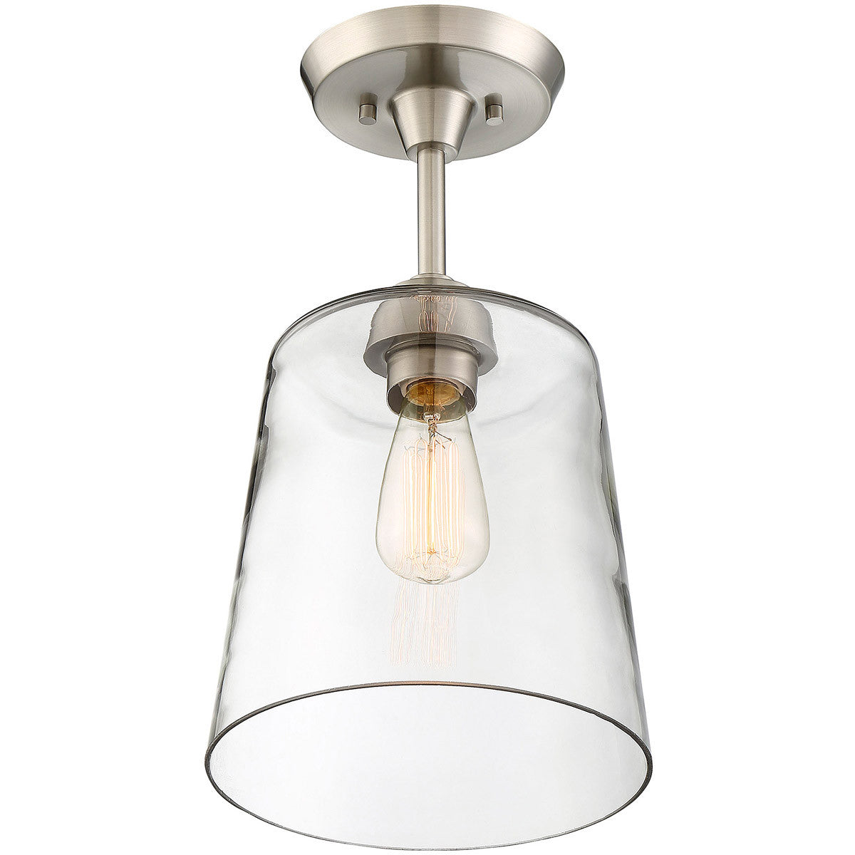 Meridian Lite Trends 1-Light Ceiling Light in Brushed Nickel M60010BN