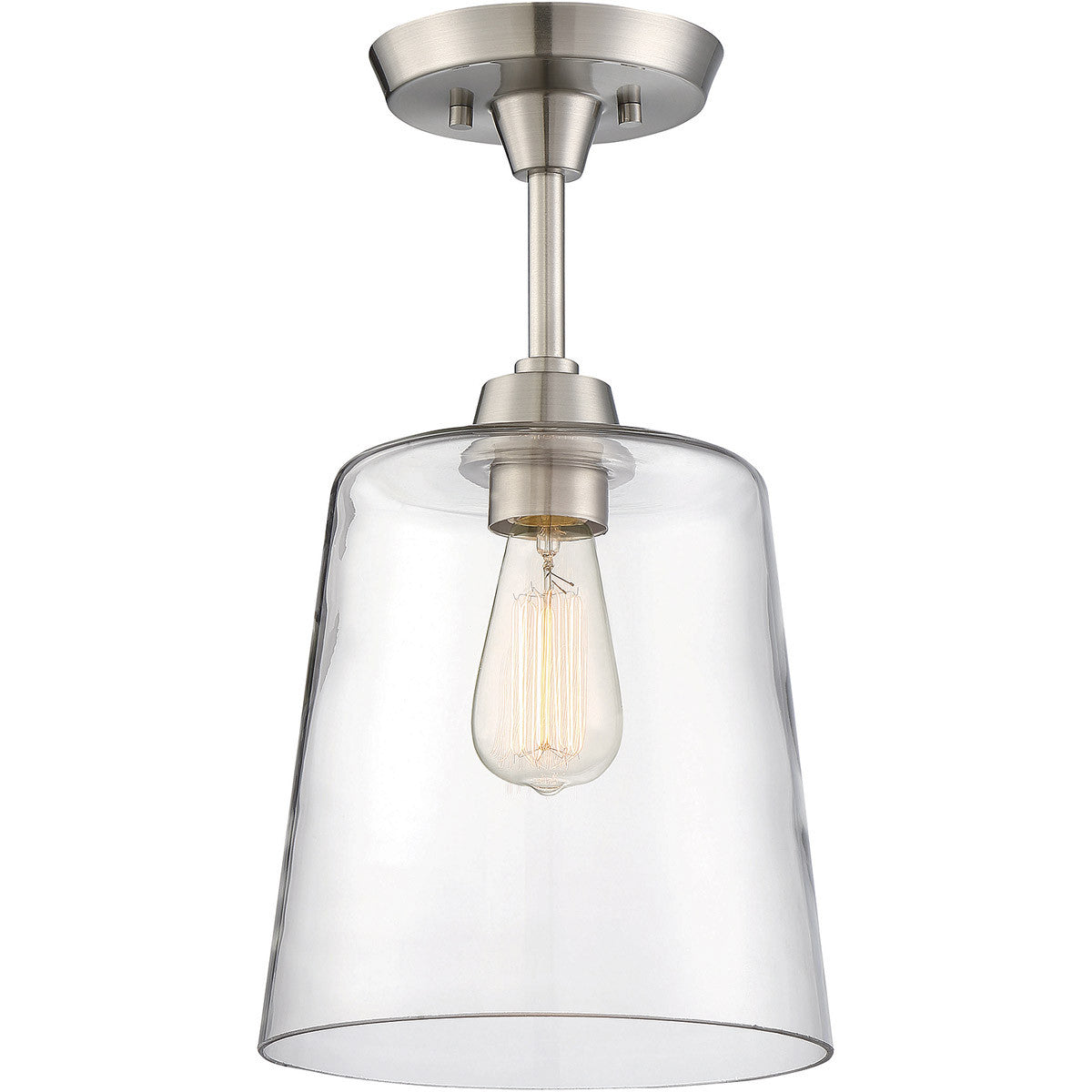 Meridian 1-Light Ceiling Light in Brushed Nickel M60010BN