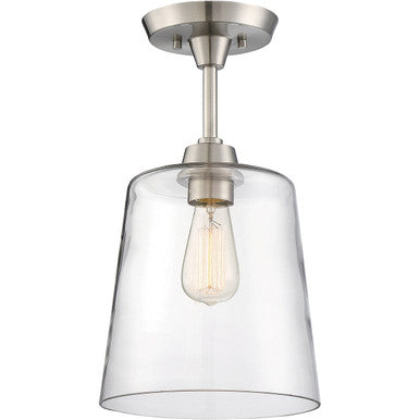 Meridian Lite Trends 1-Light Ceiling Light in Brushed Nickel M60010BN