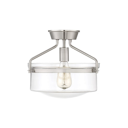 Meridian Lite Trends 1-Light Ceiling Light in Brushed Nickel M60011BN