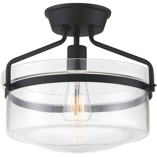 Meridian 1-Light Ceiling Light in Matte Black M60011MBK