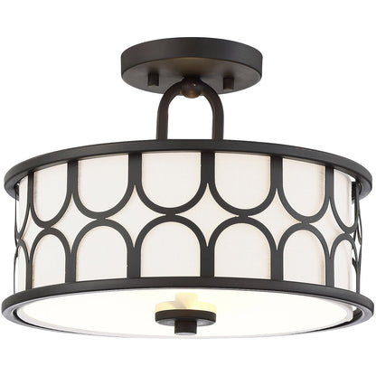 Meridian Lite Trends 2-Light Ceiling Light in Oil Rubbed Bronze M60015ORB