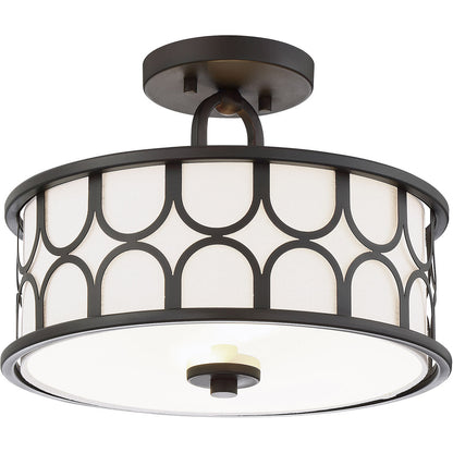 Meridian Lite Trends 2-Light Ceiling Light in Oil Rubbed Bronze M60015ORB