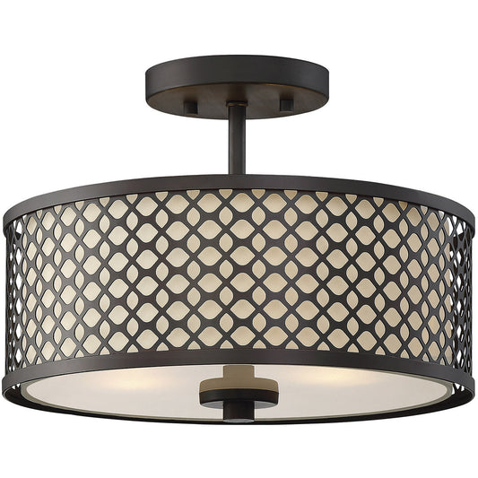 Meridian 2-Light Ceiling Light in Oil Rubbed Bronze M60016ORB