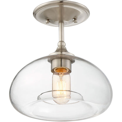 Meridian Lite Trends 1-Light Ceiling Light in Brushed Nickel M60017BN