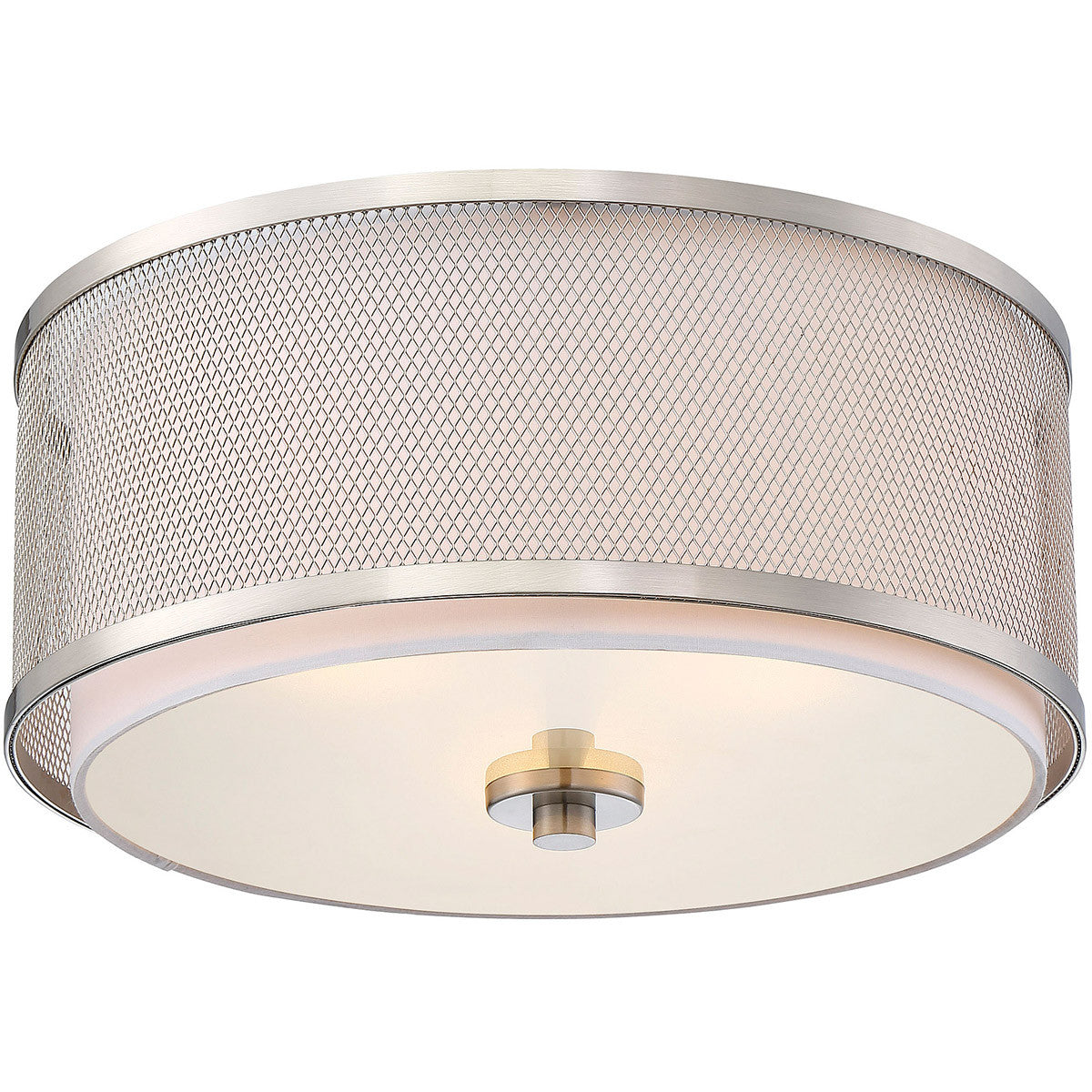 Meridian Lite Trends 3-Light Ceiling Light in Brushed Nickel M60018BN