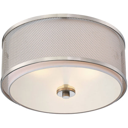 Meridian Lite Trends 3-Light Ceiling Light in Brushed Nickel M60018BN