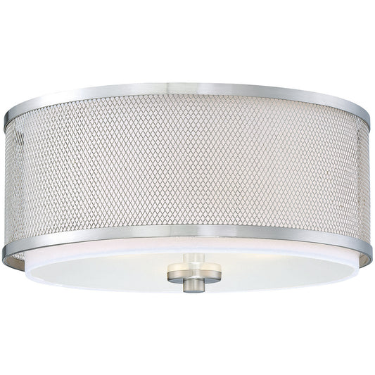 Meridian 3-Light Ceiling Light in Brushed Nickel M60018BN