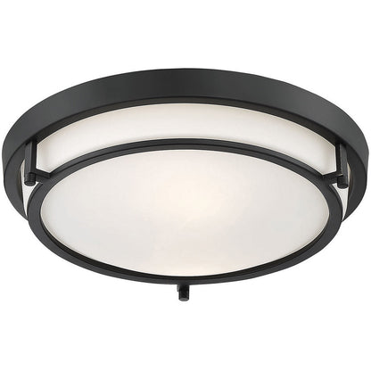 Meridian Lite Trends 2-Light Ceiling Light in Matte Black M60019MBK