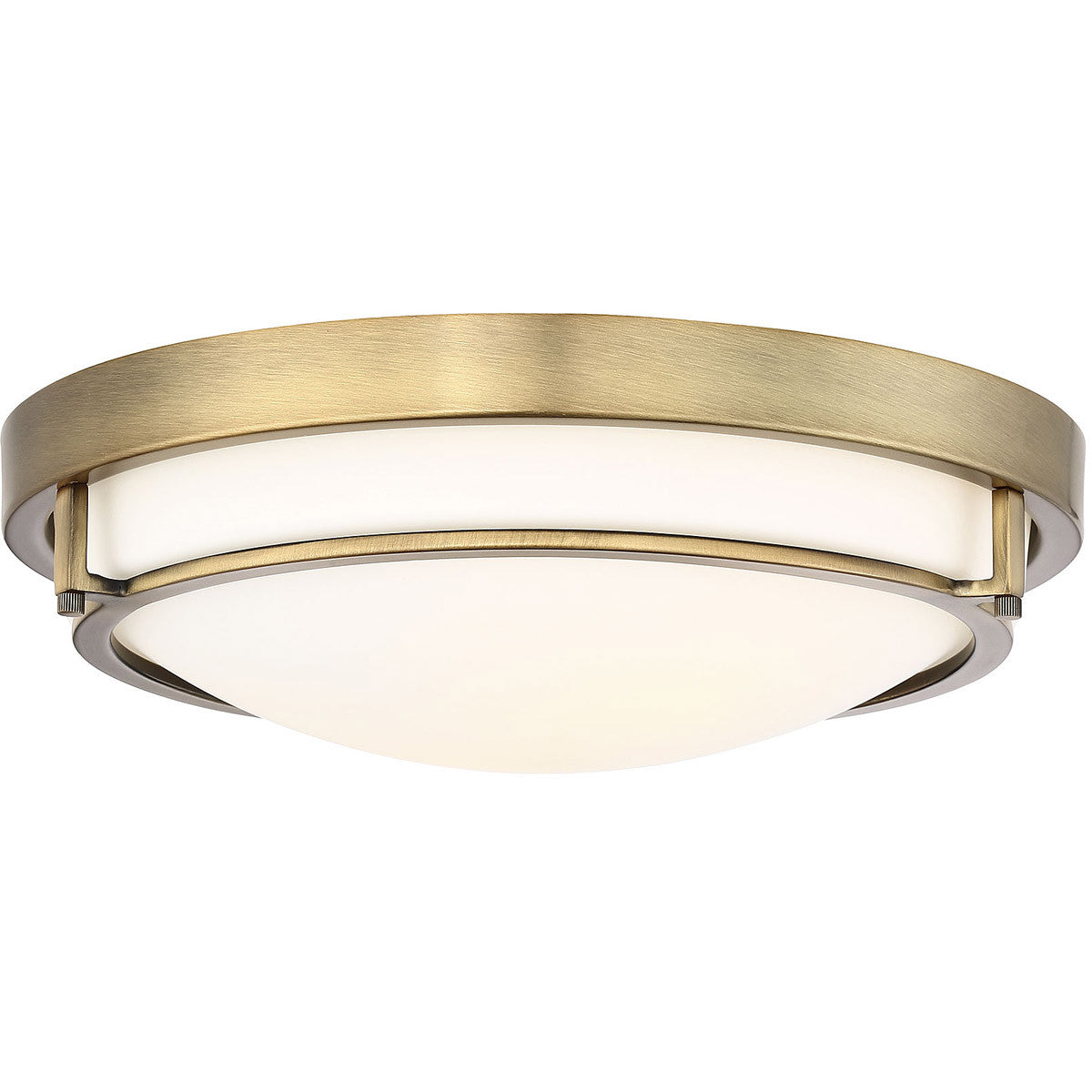 Meridian Lite Trends 2-Light Ceiling Light in Natural Brass M60019NB