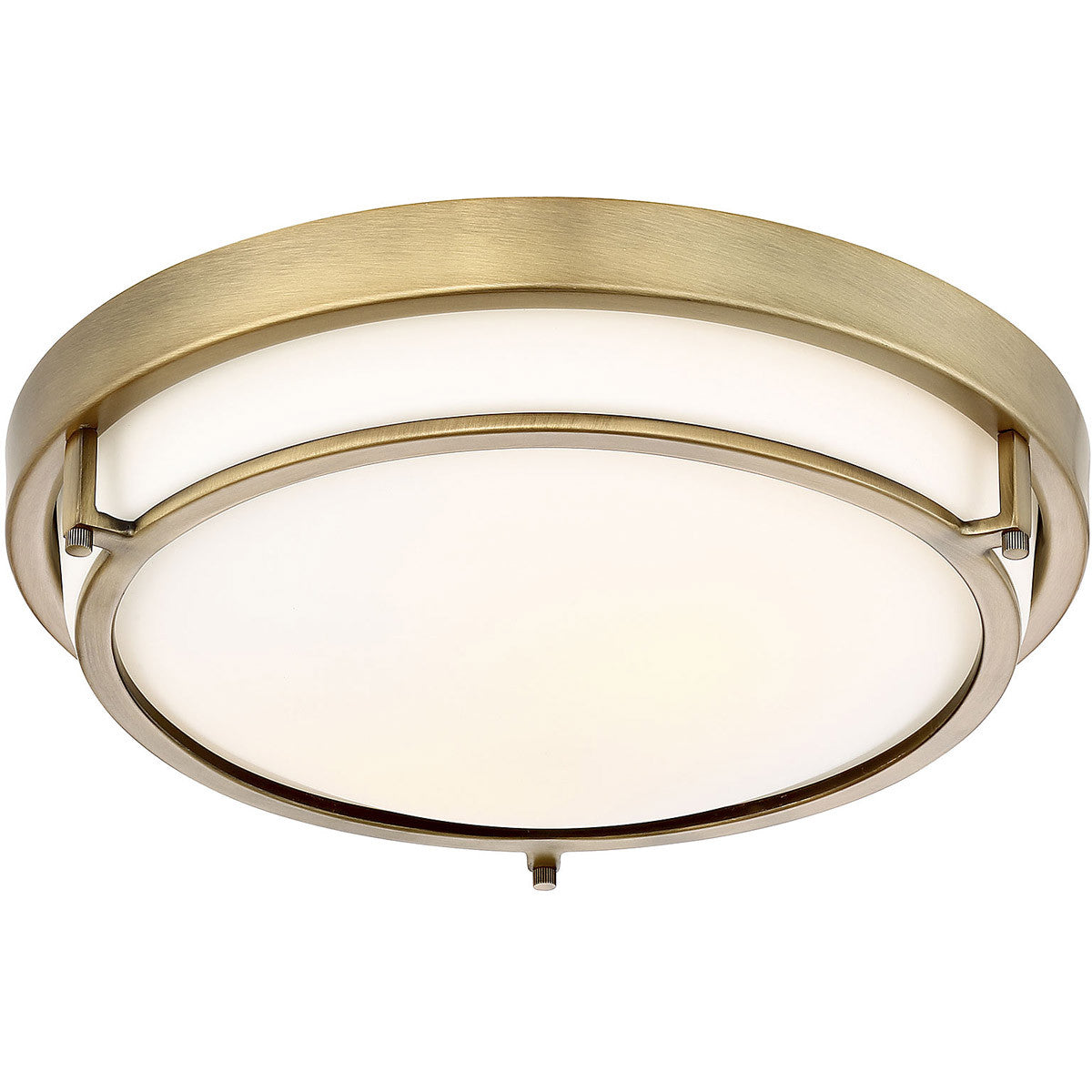 Meridian Lite Trends 2-Light Ceiling Light in Natural Brass M60019NB