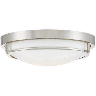 Meridian Lite Trends 2-Light Ceiling Light in Polished Nickel M60019PN