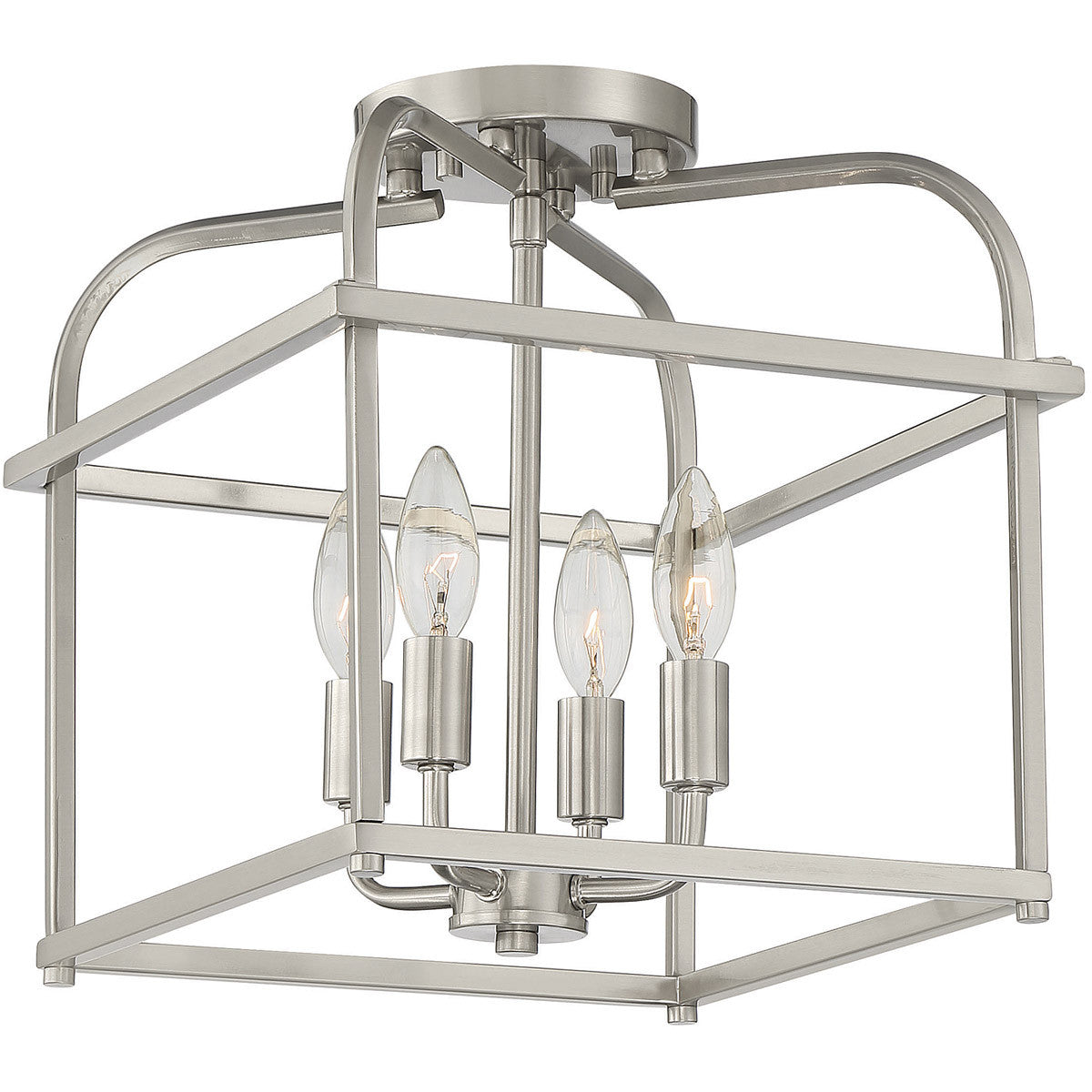 Meridian 4-Light Ceiling Light in Brushed Nickel M60061BN