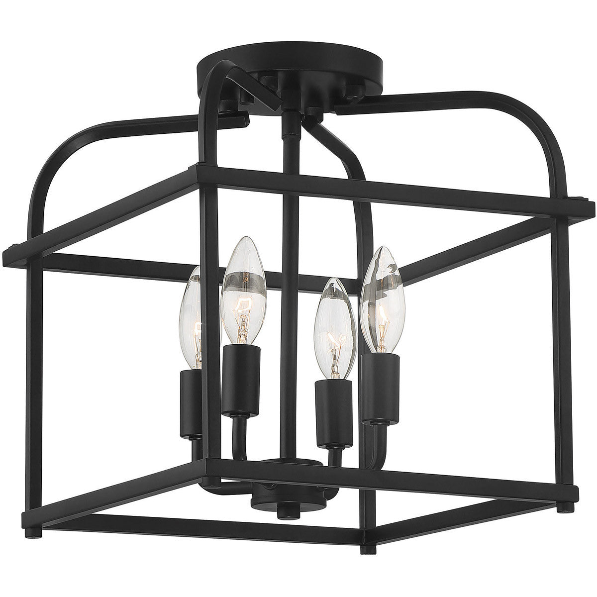 Meridian 4-Light Ceiling Light in Matte Black M60061MBK