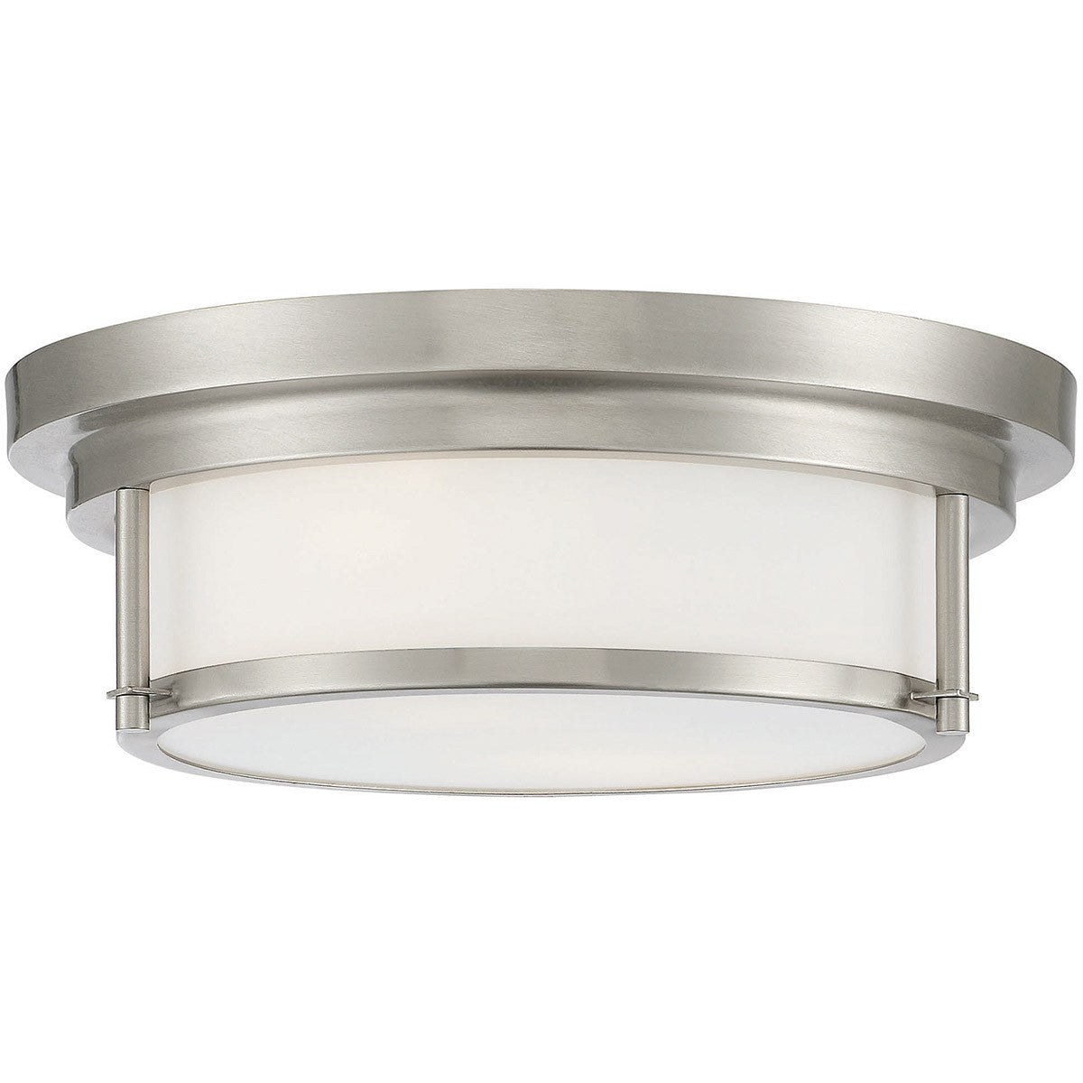 Meridian 2-Light Ceiling Light in Brushed Nickel M60062BN