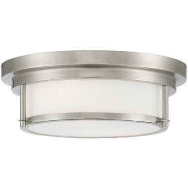 Meridian Lite Trends 2-Light Ceiling Light in Brushed Nickel M60062BN