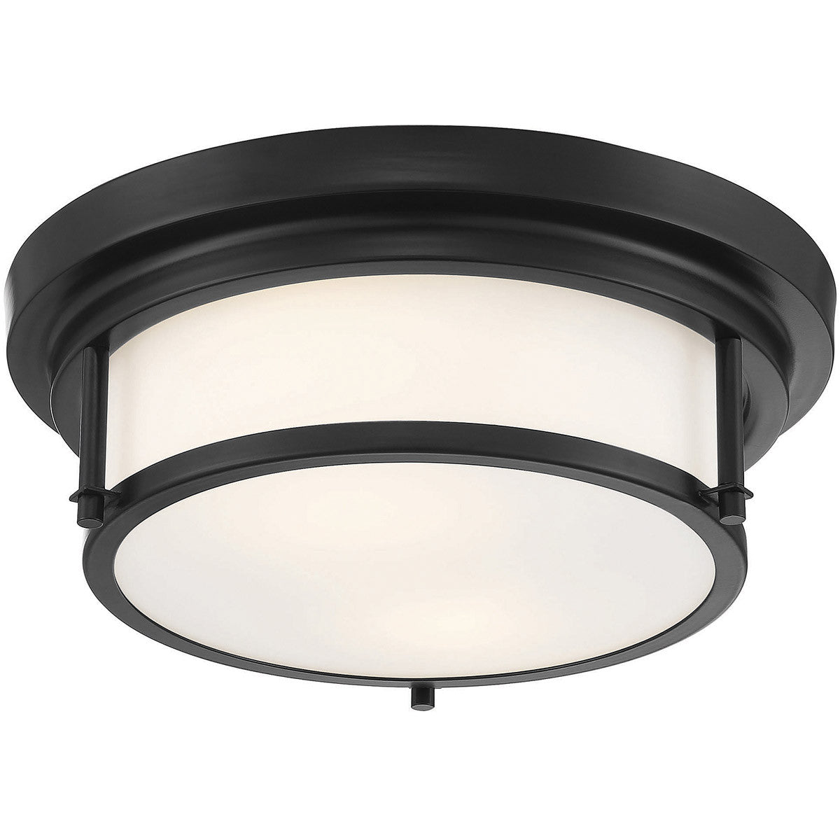 Meridian Lite Trends 2-Light Ceiling Light in Matte Black M60062MBK