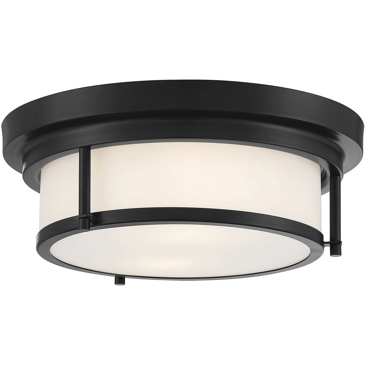 Meridian Lite Trends 2-Light Ceiling Light in Matte Black M60062MBK