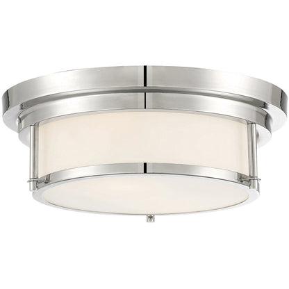 Meridian Lite Trends 2-Light Ceiling Light in Polished Nickel M60062PN