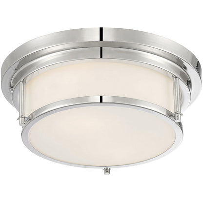 Meridian Lite Trends 2-Light Ceiling Light in Polished Nickel M60062PN