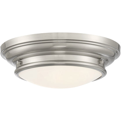 Meridian Lite Trends 2-Light Ceiling Light in Brushed Nickel M60063BN