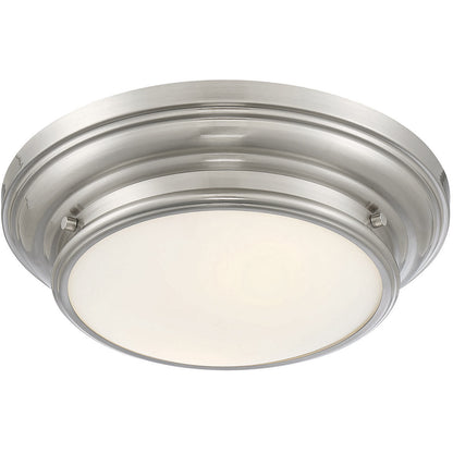 Meridian Lite Trends 2-Light Ceiling Light in Brushed Nickel M60063BN