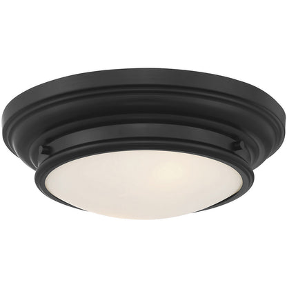 Meridian Lite Trends 2-Light Ceiling Light in Matte Black M60063MBK