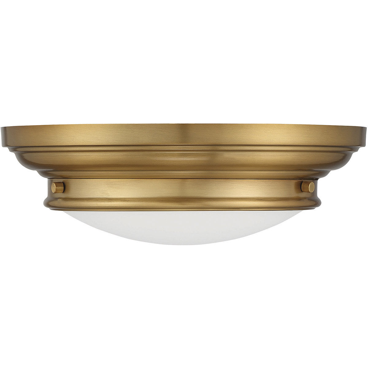 Meridian Lite Trends 2-Light Ceiling Light in Natural Brass M60063NB