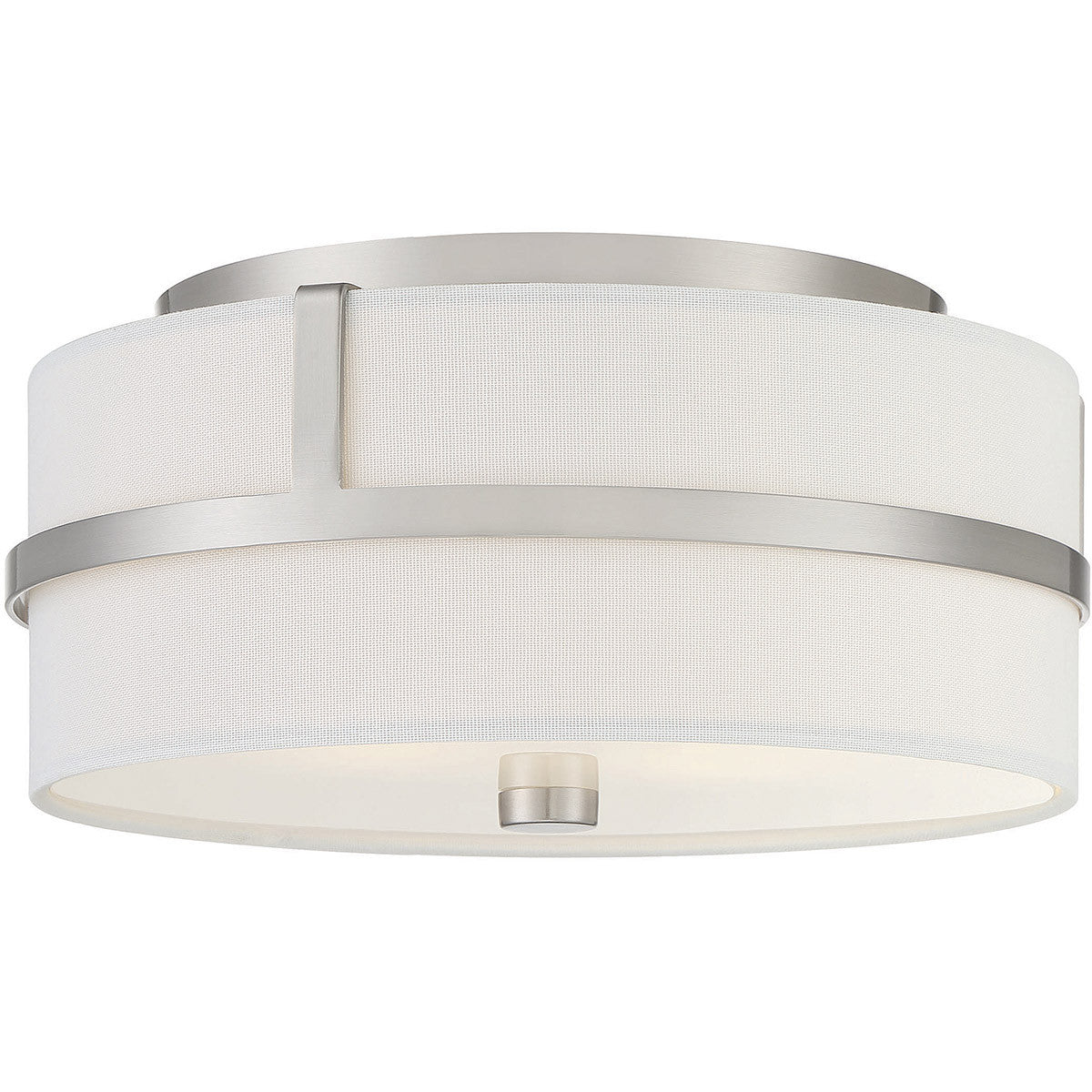 Meridian Lite Trends 2-Light Ceiling Light in Brushed Nickel M60065BN