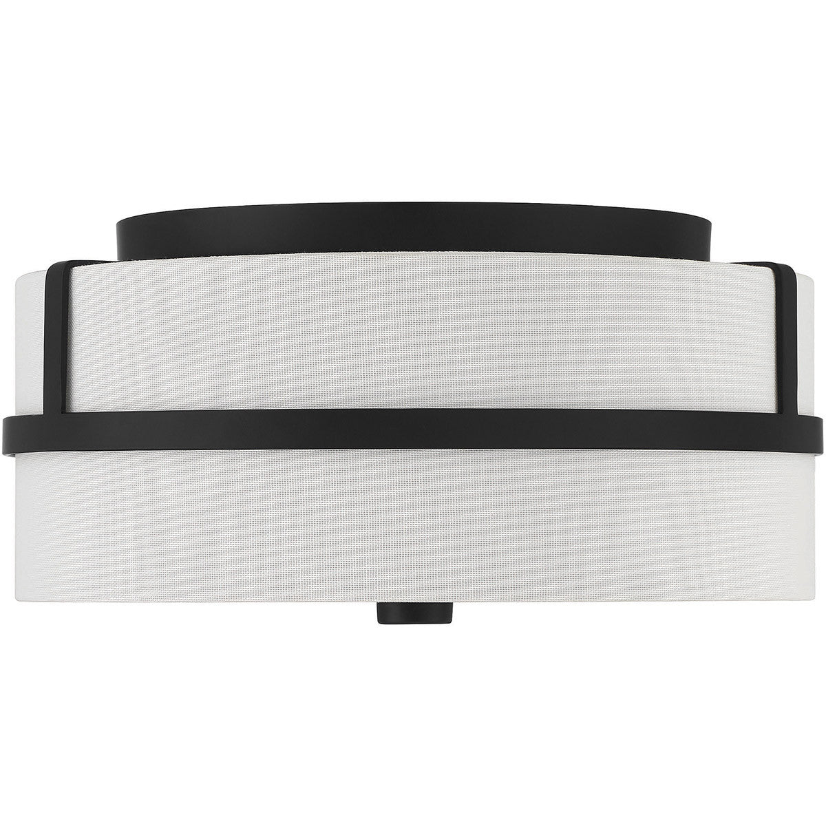 Meridian Lite Trends 2-Light Ceiling Light in Matte Black M60065MBK