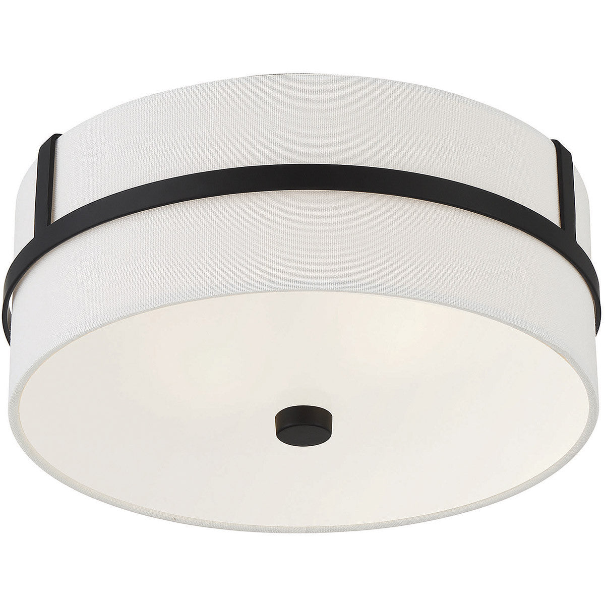 Meridian Lite Trends 2-Light Ceiling Light in Matte Black M60065MBK