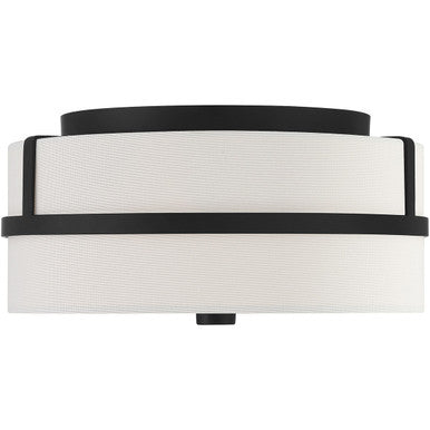 Meridian Lite Trends 2-Light Ceiling Light in Matte Black M60065MBK