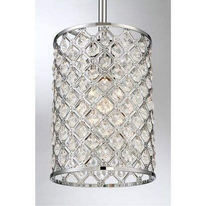 Meridian Lite Trends 1-Light Mini Pendant in Chrome M70017CH