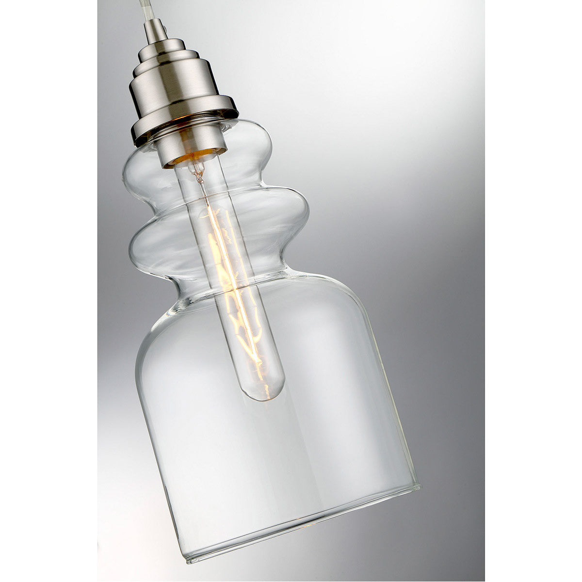 Meridian Lite Trends 1-Light Mini Pendant in Brushed Nickel M70018BN