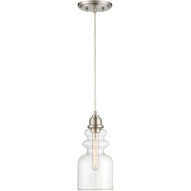 Meridian Lite Trends 1-Light Mini Pendant in Brushed Nickel M70018BN