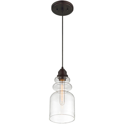 Meridian Lite Trends 1-Light Mini Pendant in Oil Rubbed Bronze M70018ORB