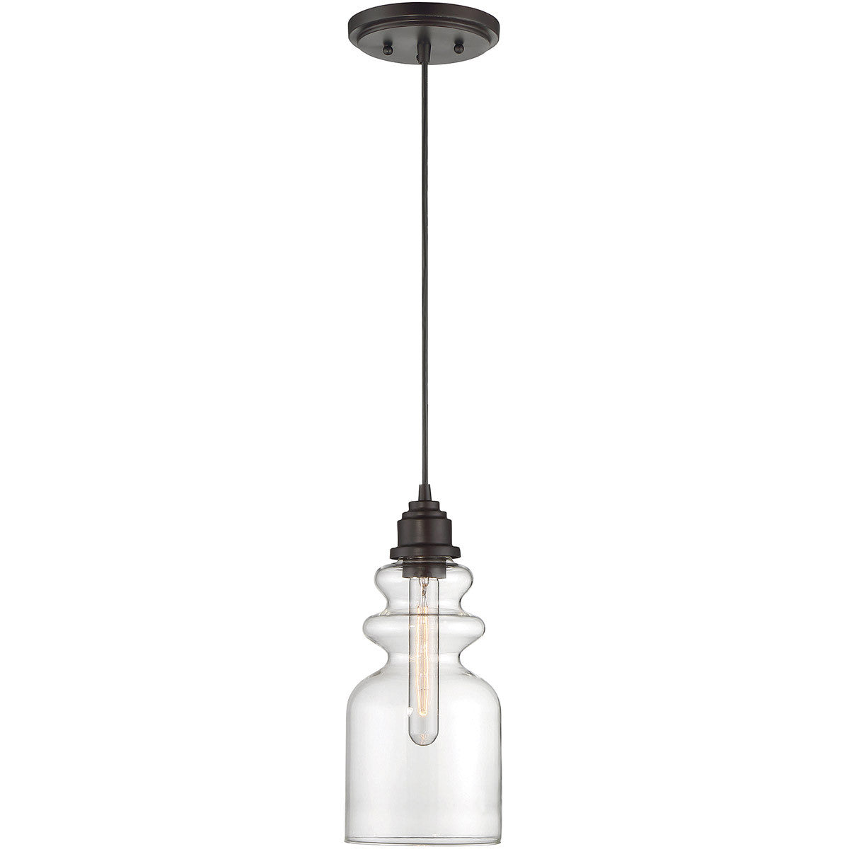 Meridian 1-Light Mini Pendant in Oil Rubbed Bronze M70018ORB