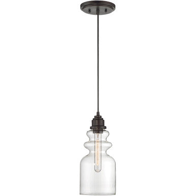 Meridian Lite Trends 1-Light Mini Pendant in Oil Rubbed Bronze M70018ORB