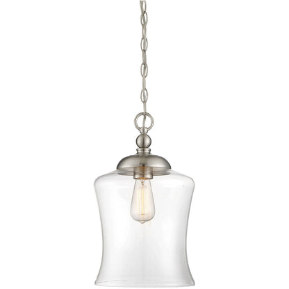 Meridian 1-Light Mini Pendant in Brushed Nickel M70019BN