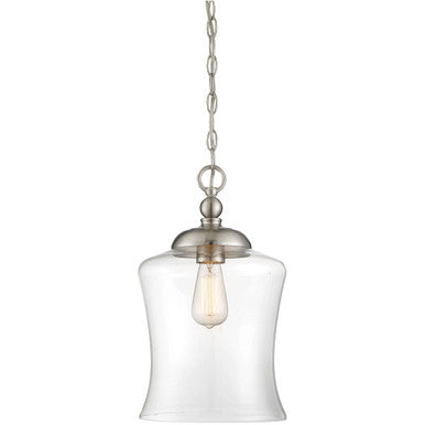 Meridian Lite Trends 1-Light Mini Pendant in Brushed Nickel M70019BN