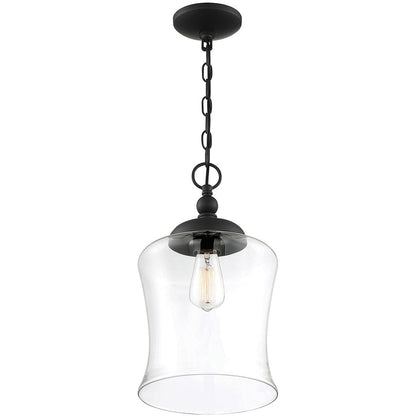 Meridian Lite Trends 1-Light Pendant in Matte Black M70019MBK