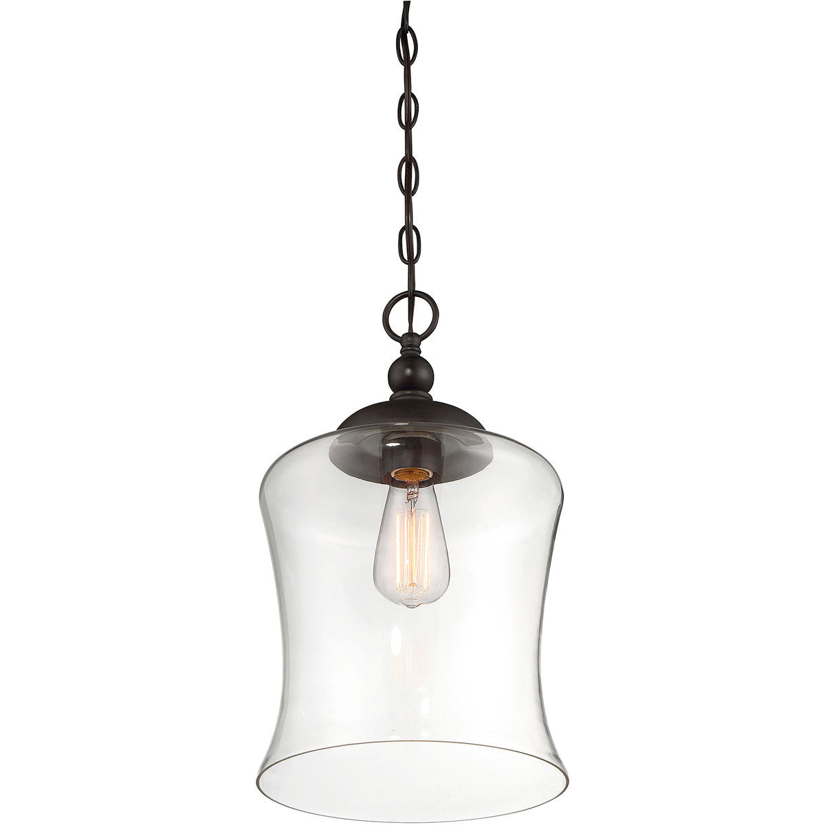 Meridian Lite Trends 1-Light Mini Pendant in Oil Rubbed Bronze M70019ORB