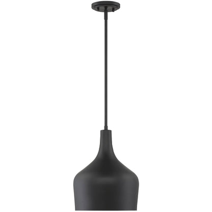 Meridian Lite Trends 1-Light Pendant in Matte Black M70020MBK