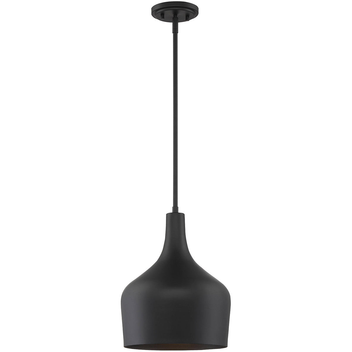 Meridian Lite Trends 1-Light Pendant in Matte Black M70020MBK