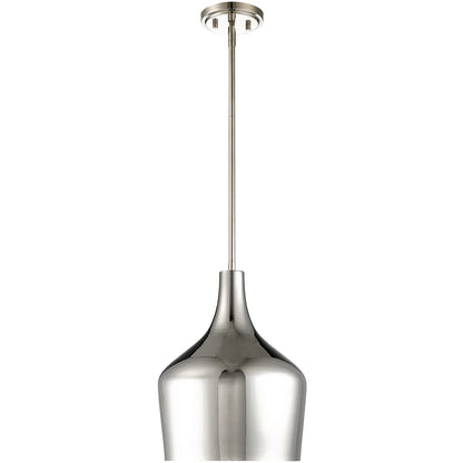 Meridian 1-Light Pendant in Polished Nickel M70020PN