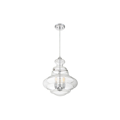 Meridian Lite Trends 3-Light Pendant in Chrome M70058CH