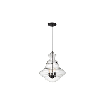 Meridian Lite Trends 3-Light Pendant in Oil Rubbed Bronze M70058ORB